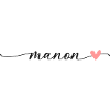 Manon Name Calligraphy Font