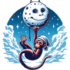 Monkey Moon Funny Animals