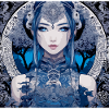 Manga, Gothic,Gothic,Blue Eyes,Ornaments