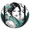Manga,Anime,Gothic,Green Eyes,Ornament