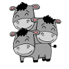 Cute Donkeys - Donkey Motif