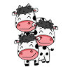 Cute Cows - Cow Motif