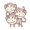 Cute Monkey - Monkey Motif