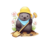 Cheerful Comic Mole