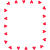 Frames made of hearts