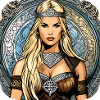 Proud Viking Germanin Shieldmaiden