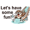 The Otter on the Slide