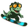 T-Rex Snowboarding