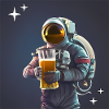 Astronaute beer