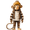 Cheeky Monkey T-shirt ludique