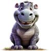 Funny Hippopotamus