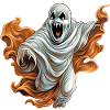 Eerily beautiful ghost