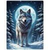 Winterlandschaft Wolf 1.13