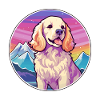 Razza di cane Cocker Spaniel americano Cartone animato Kawaii W