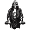 Grim Reaper Bodybuilder Fitness Design