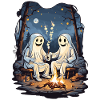 Halloween Ghosts Camping Kids Cartoon