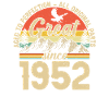 72nd Birthday Vintage 1952 Retro Gift Idea