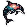 Dolphin Space Galaxy Universum