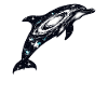Dolphin Space Galaxy Universum