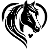 Horse Head Heart