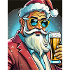 Stylischer Weihnachtsmann