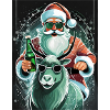 Père Noël et Rudolf