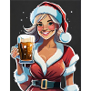 Père Noël et bière