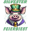 Schwein SILVESTER FEIERBIEST