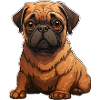 Pug Portrait