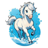 cheval au galop - equitation
