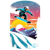 snowboard neige et ski