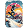 Snowboarding, snow and skiing