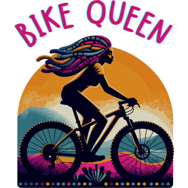 Koszulka "Bike Queen - dla kobiet na rowerach"