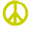 PEACE - Peacesymbol - Friedenszeichen Peacezeichen