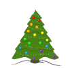 colourful Christmastree
