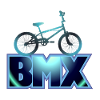 BMX bike blue