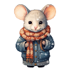 Cute Winter Mouse