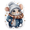 Souris d’hiver mignonne