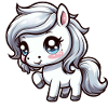 cute white pony comic