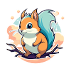 Squirrel Illustration
