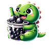 Boba Tea Dragon Kawaii