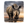 Rhinos realistic Rhinoceros