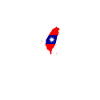 Taiwan Map Taiwanese Flag Taiwanese