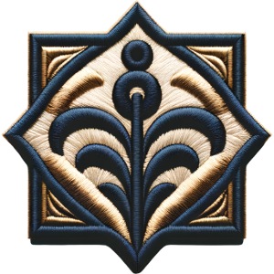Chic Geometric Crest Design