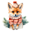 Winterschatz Fuchs mit Pompom