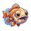 Astonished goldfish