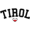 Tirol Herz Schrift