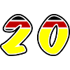 20 Number symbol Germany