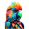 Bunter Vogel