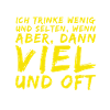 ich trinke viel
